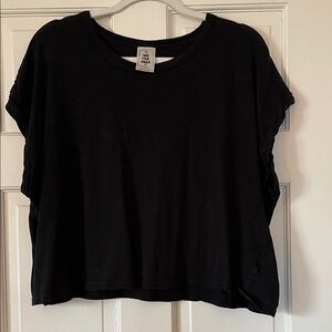 We The Free (Free People) Black Short Sleeve Tee